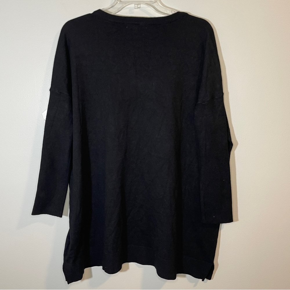 BB Dakota by Steve Madden Vneck Black Sweater S - Picture 2 of 5